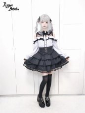 画像14: 【PuppetBombs】Q281 レース肩あきフリル長袖ブラウス (14)