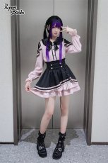 画像6: 【PuppetBombs】Q283レース切り替えハートボタンブラウス【本店・通販限定】【30%OFF】 (6)