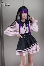 画像8: 【PuppetBombs】Q283レース切り替えハートボタンブラウス【本店・通販限定】【30%OFF】 (8)