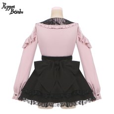 画像6: 【PuppetBombs】Q30 ダブルハートレースアップスカート (6)