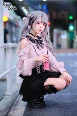 画像10: 【PuppetBombs】Q30 ダブルハートレースアップスカート (10)