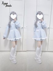 画像12: 【Puppet Bombs】Q291 ヨーク切り替え3連ハートジャージセットアップ (12)