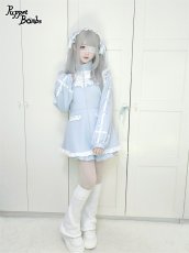 画像11: 【Puppet Bombs】Q291 ヨーク切り替え3連ハートジャージセットアップ (11)