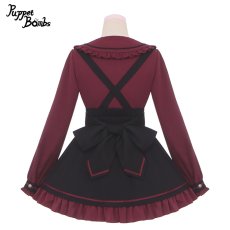 画像5: 【PuppetBombs】Q295 黒魔法少女の学園制服ブラウス【30%OFF】 (5)