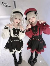 画像3: 【PuppetBombs】QS123 黒魔法少女ベレー帽 (3)