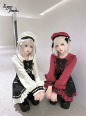 画像6: 【PuppetBombs】QS123 黒魔法少女ベレー帽 (6)
