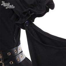 画像5: 【PuppetBombs】Q303 2Wayお袖ベルトデザインワンピース【30%OFF】 (5)