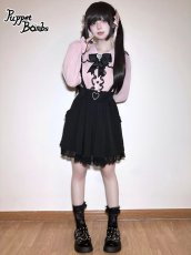 画像20: 【Puppet Bombs】QS7 ハートビジュー付きリボンバレッタ【50%OFF】 (20)