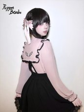 画像18: 【Puppet Bombs】QS7 ハートビジュー付きリボンバレッタ【50%OFF】 (18)