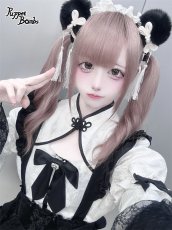 画像9: 【PuppetBombs】Q307 ジャカード2wayお袖チャイナトップス (9)