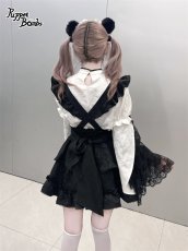 画像10: 【PuppetBombs】Q307 ジャカード2wayお袖チャイナトップス (10)