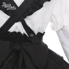 画像3: 【Last one】【PuppetBombs】Q308 ジャカードチャイナサス付きフレアスカート (3)