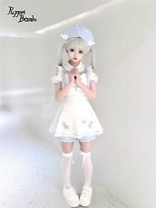 画像7: 【送料無料】Q315 ハートエプロンフリルセットアップ《予約受付》 (7)