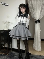 画像6: 【PuppetBombs】Q34 リボン&フリルティアードスカート (6)