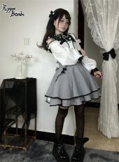 画像4: 【PuppetBombs】Q34 リボン&フリルティアードスカート (4)