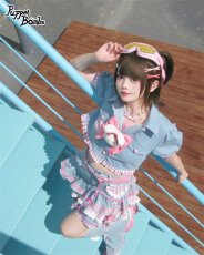 画像6: 【PuppetBombs】QS99 ハートデニムレッグカバー【30%OFF】 (6)