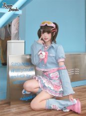 画像5: 【PuppetBombs】QS99 ハートデニムレッグカバー【30%OFF】 (5)