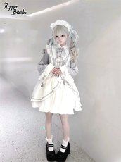 画像6: 【PuppetBombs】Q346 アシンメトリーチャイナサス付きスカート (6)