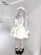 画像7: 【PuppetBombs】Q346 アシンメトリーチャイナサス付きスカート (7)