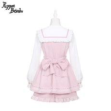 画像2: 【Puppet Bombs】Q348 はしごレースセーラーセットアップ (2)