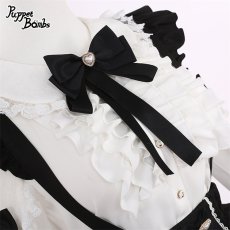 画像6: 【Puppet Bombs】Q359 お袖ぷっくりショルダー切り替えブラウス (6)