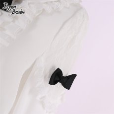 画像8: 【Puppet Bombs】Q359 お袖ぷっくりショルダー切り替えブラウス (8)