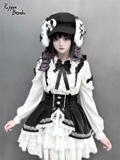 画像12: 【Puppet Bombs】Q360 音符刺繍サス付きスカート (12)