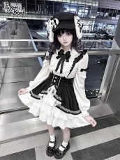 画像13: 【Puppet Bombs】Q360 音符刺繍サス付きスカート (13)