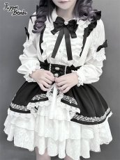 画像10: 【Puppet Bombs】Q360 音符刺繍サス付きスカート (10)