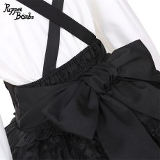 画像6: 【PuppetBombs】Q365 クロスチャームサス付きティアードスカート (6)