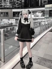 画像18: 【Puppet Bombs】Q381ヨーク切り替えクロス刺繍セットアップ (18)