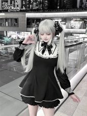 画像13: 【Puppet Bombs】Q381ヨーク切り替えクロス刺繍セットアップ (13)