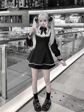 画像19: 【Puppet Bombs】Q381ヨーク切り替えクロス刺繍セットアップ (19)