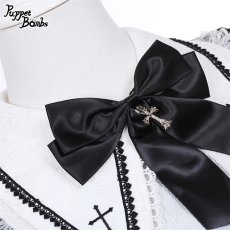 画像4: 【Puppet Bombs】Q381ヨーク切り替えクロス刺繍セットアップ (4)