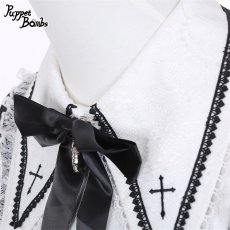 画像5: 【Puppet Bombs】Q381ヨーク切り替えクロス刺繍セットアップ (5)