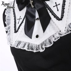 画像6: 【Puppet Bombs】Q381ヨーク切り替えクロス刺繍セットアップ (6)