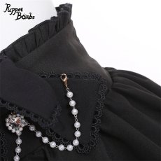 画像4: 【PuppetBombs】Q388 ベルトデザインリボンフレアスカート (4)