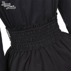 画像5: 【PuppetBombs】Q388 ベルトデザインリボンフレアスカート (5)