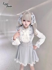 画像3: 【Puppet Bombs】Q389 ハートバックルサス付きスカート (3)