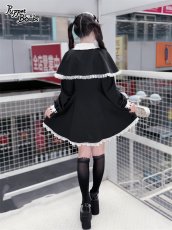 画像10: 【Puppet Bombs】Q396 ハートリボンケープ付きワンピース (10)