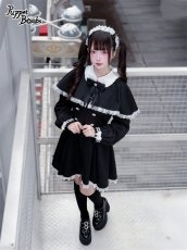 画像7: 【Puppet Bombs】Q396 ハートリボンケープ付きワンピース (7)