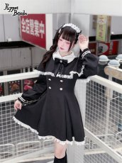 画像5: 【Puppet Bombs】Q396 ハートリボンケープ付きワンピース (5)