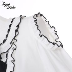 画像4: 【PuppetBombs】Q397 マジシャンガールオープンショルダーブラウス (4)