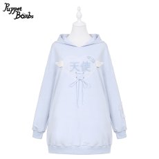 画像1: 【PuppetBombs】Q399 天使病パーカー (1)