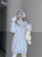 画像12: 【PuppetBombs】Q399 天使病パーカー (12)