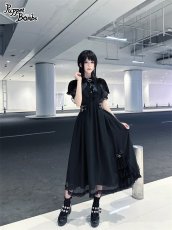 画像11: 【PuppetBombs】Q400 シフォンロングワンピース (11)