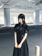 画像13: 【PuppetBombs】Q400 シフォンロングワンピース (13)