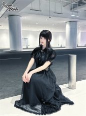 画像16: 【PuppetBombs】Q400 シフォンロングワンピース (16)