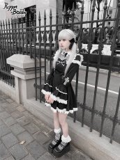 画像4: 【PuppetBombs】QS159 パールビジューリボンヘアクリップセット (4)
