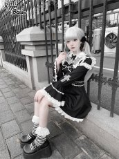 画像6: 【PuppetBombs】QS159 パールビジューリボンヘアクリップセット (6)